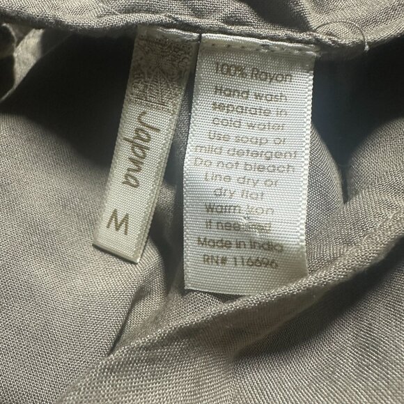 Olive Green Sleeveless Jumpsuit With Smocked Waist & Keyhole Back - Picture 5 of 5